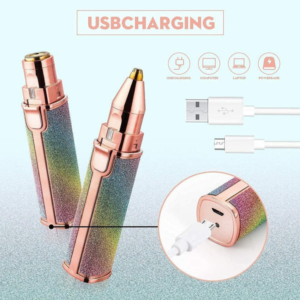 2 In 1 USB Flawless Trimmer