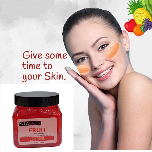 Huda Beauty Fruit Face & Body Gel- 500ML
