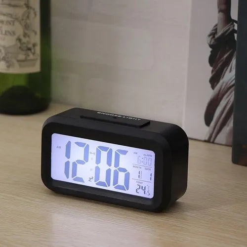 Black Optically Controlled Liquid Crystal Device Clock