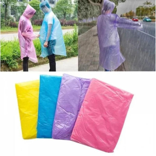 5pc Disposable Raincoat One Time Use Raincoat