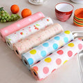 Plastic Non Slip Kitchen Drawer Mat Shelf Sheets Kitchen Shelf Mats Roll Antibacterial Cabinet Plastic Foam Household Wardrobe Moisture Drawer Pad Kitchen Liners Mat - Multicolor (1 Piece)