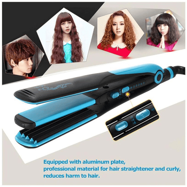 Hair Straightener 2 in 1 Portable Hair straightener and crimper