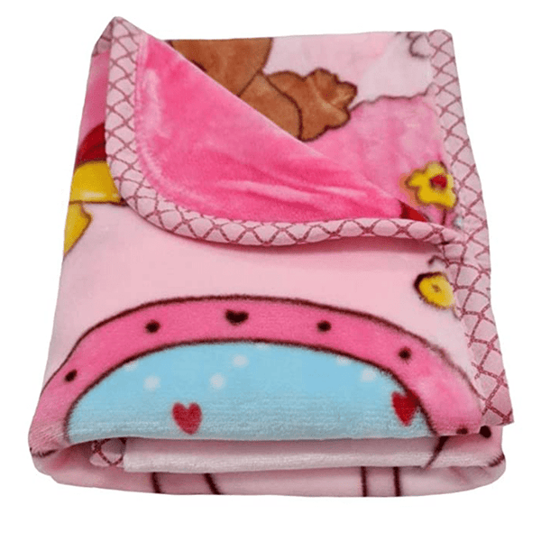 New born Baby Supersoft Printed Mink Blanket