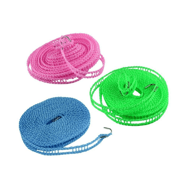 Clotheslines Indoor And Outdoor Laundry- 5 Meter (Pack of 1)