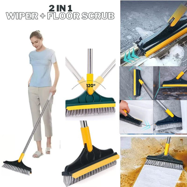 FLOOR SCRUB + WIPER