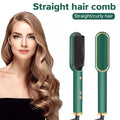 Hair Straightener Brush With Comb