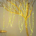Green Leaf String Lights Artificial Vine Fairy Lights Christmas Fake Plant Rattan Garland Light for Home