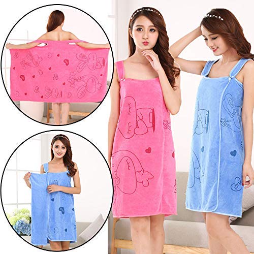 Wearable Absorbent Bath Towel