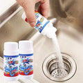 White Sink & Drain Cleaner Chemical Powder Pack of 2