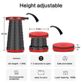Height-Adjustable Telescopic Outdoor Stool Multi-Purpose Folding Table