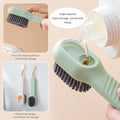 Multifunctional Liquid Cleaning Brush with Handle Scrubbing Boot Cleaner,  with Soap Dispensing Brushes for Clothes and Shoes,Household Use