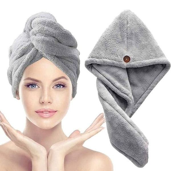HEAVY QUALITY HAIR TOWEL WRAP (Multicolor 1pc)