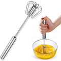 Power Free Stainless Steel Hand Push Whisk Hand Blender, Mathani, Ravai, Madhani, Egg Beater, Frother, Stirrer, Blending, Whisking, Beating, Stirring Lassi/Butter Milk Maker/Mixer (Egg Whisker)