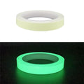 Glow in The Dark Night Glow Radium Tape - 15mm width. X 10 foot length Sticker Photo Luminescent to Mark Stairs, Walls, Exit Sign, Steps. Safety Tape. (15mm x 10 foot)