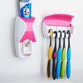 Automatic Toothpaste Dispenser With Toothbrush Holder