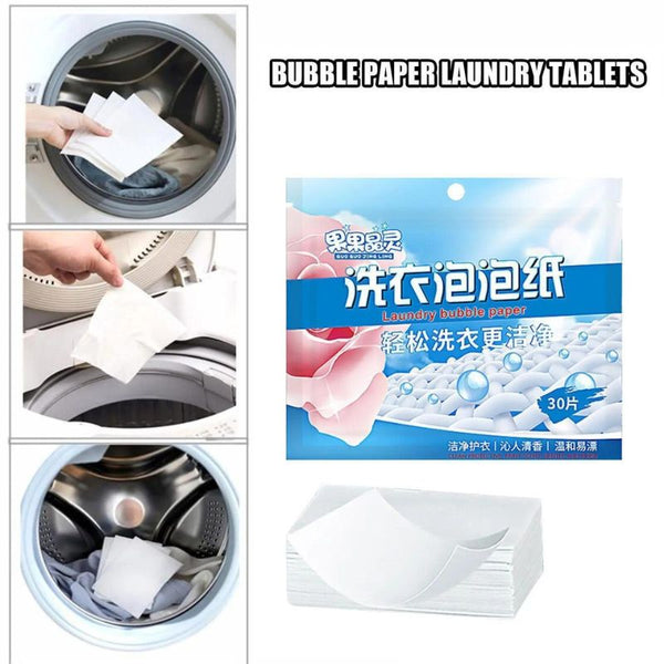 Laundry bubble paper (pack of 30pc)