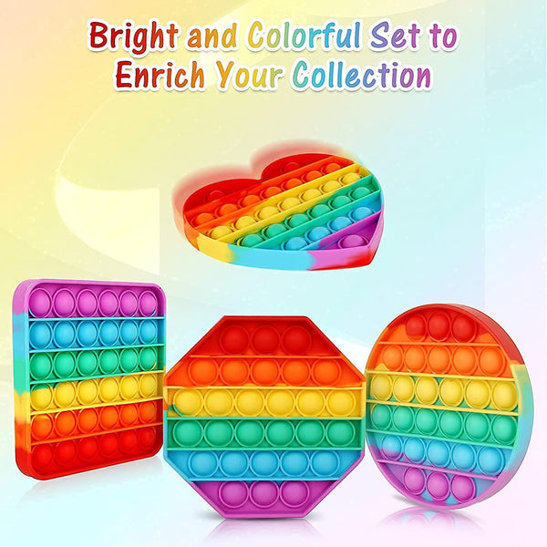 Multicolour Pop it Bubble Fidget Toy