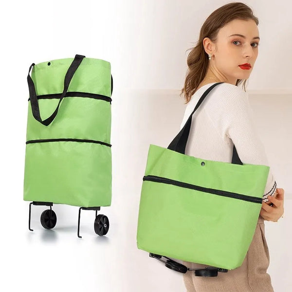Lightweight Shopping Folding Trolly Bag