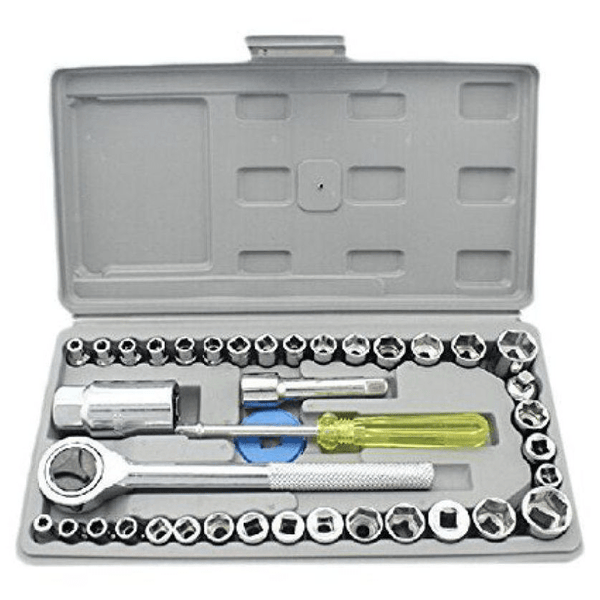 Stainless Steel Imported 40 Pcs Wrench Tool Set/AIWA Tool set