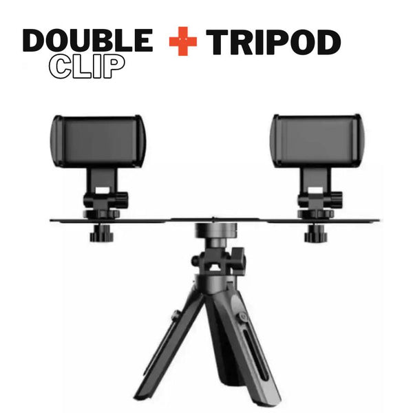 DOUBLE CLIP + TRIPOD