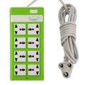 Extension Board(1 Power Plug) With 8 Socket Extension Boards