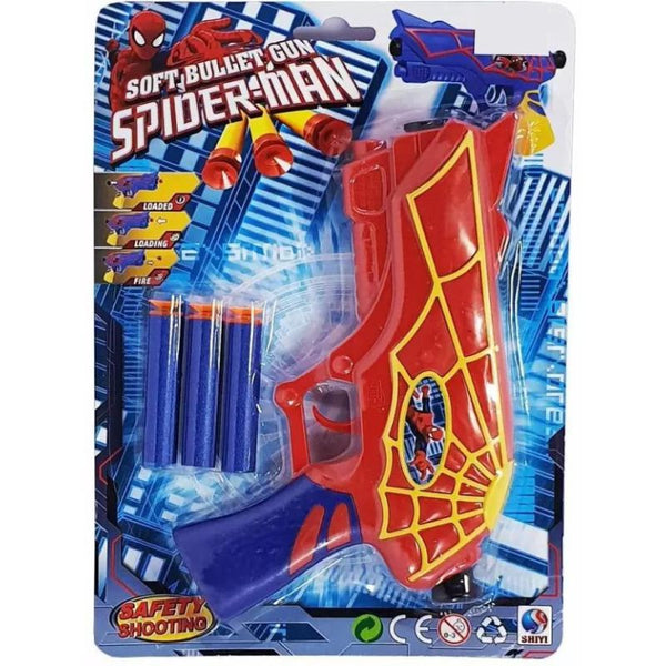 spider man Guns & Darts  (Red, Blue)