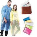 Rain Card Disposable Unisex Pocket Size Easy to Carry Digi Raincoat Free Size