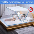 Mosquito Net, Foldable Mosquito Net, Portable Outdoor Mosquito Net (Colour: blue, Size: 135 x 190 x 80 cm)