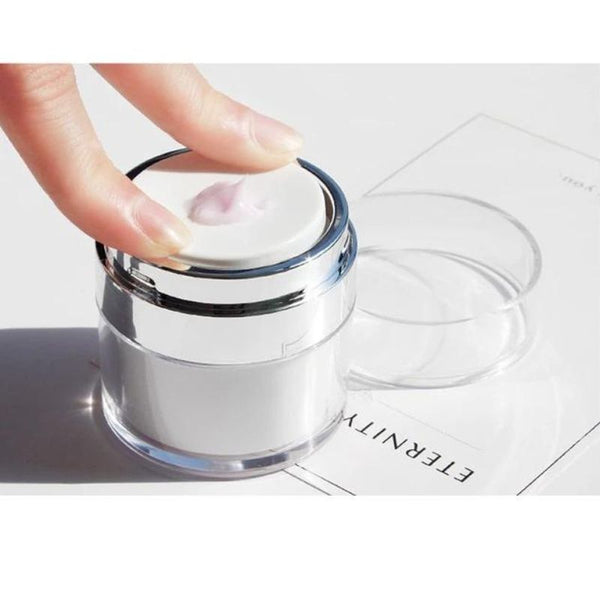 Empty Refillable Cosmetic Air Pump Acrylic Bottles Airless Lotion Face Cream Dispense