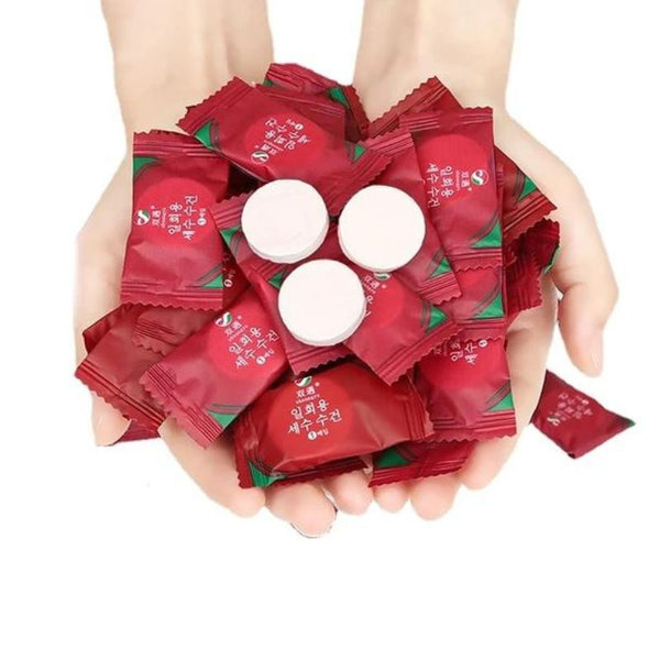 20pc Portable Cotton Coin Tissue Towel for Travel, Camping, Hiking, Sport, Beauty Salon, Home Hand Wipes