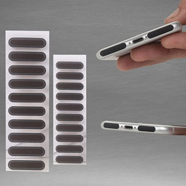 Mobile Phone Dustproof Net Stickers Speaker Mesh Anti Dust Proof Self Adhesive Protector for Universal Phones iPhone & Android & Keypad Phones Speakers {10 Short + 10 Long = 20Pcs}