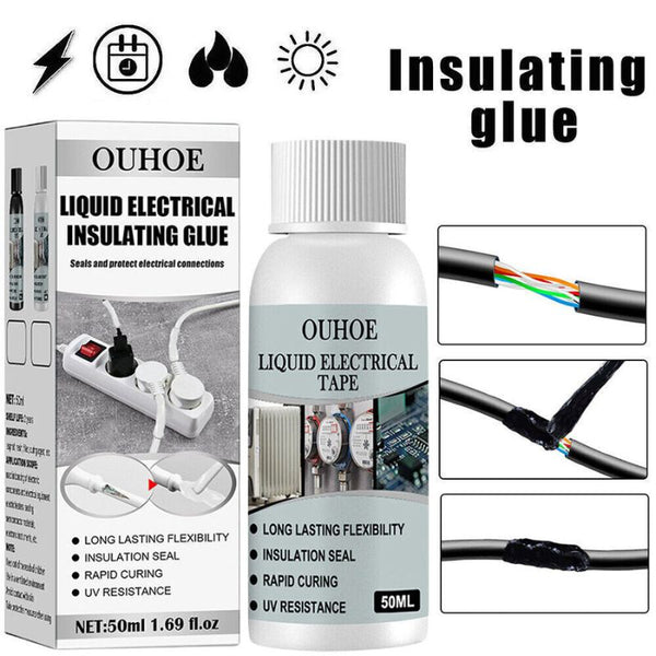 Liquid Insulation Electrical Insulating Glue,Liquid (Black)