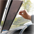 Black Retractable Sun Shade Roller Car Curtain Window Shade UV Cut/Protection