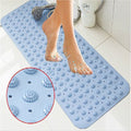 Anti-Slip Bathroom Shower Mat for Shower Area (Transparent, 65x34 cm) Multicolour 1pc