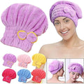 Hair Draying Bow Towel Wrap for Women for Long Hair Absorbent Hair-Drying Quick Dry Shower Caps Bathrobe Magic Hair Warp Super Quick-Drying Microfiber Bath Towel Hair Dry Salon Cap (Multicolour 1pc)
