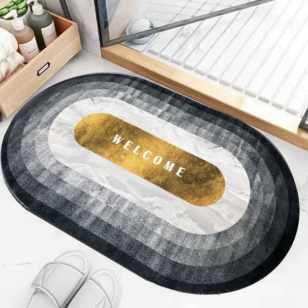 Welcome Water Absorb Door Mat