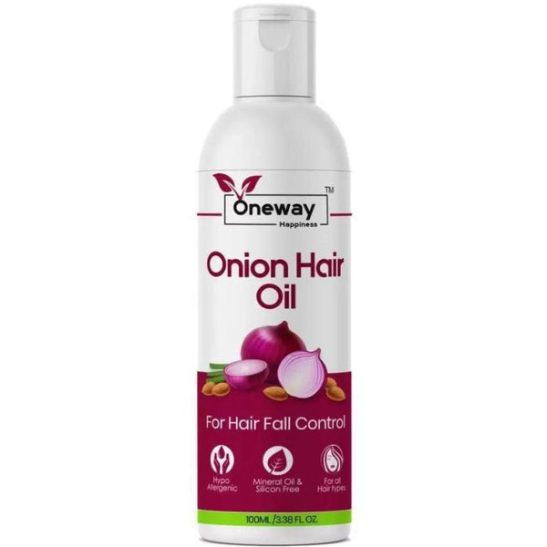 Oneway Happiness Onion Hair Oil For Hair Growth and Hair Fall Control Hair Oil