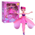 Flying Princess Dolls Hand Control Gift Flying Toys for Kids (1 Pcs Multicolor) (Flying Doll)