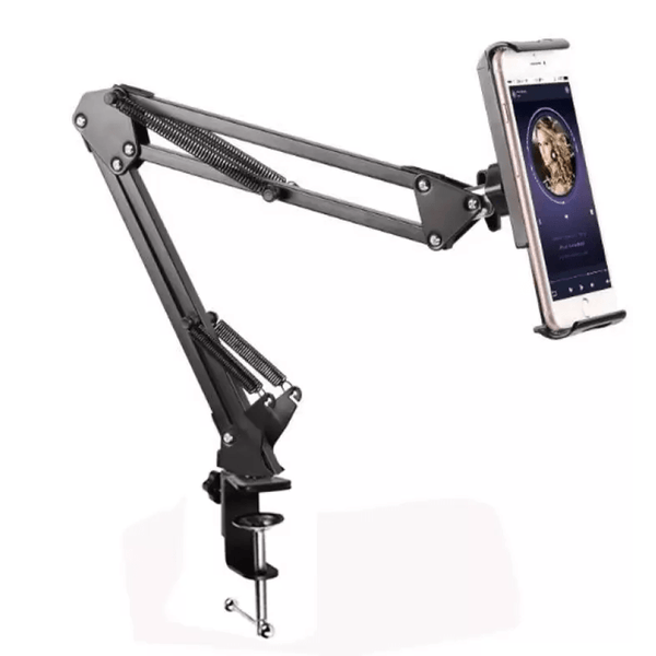 Lazy Arm Bracket for Both Mobiles and Tablets Stand/ Crain Type