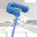 Fan Duster - Flexible Microfiber Cleaning Duster with Extendable Rod