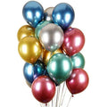 20Pcs Chrome Rubber Balloons for Party Decorations