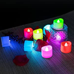 Smokeless candles 24 Pcs Mix colour