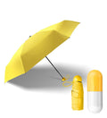 Ultra Mini UV Coated 4-Fold Travel Capsule Umbrella